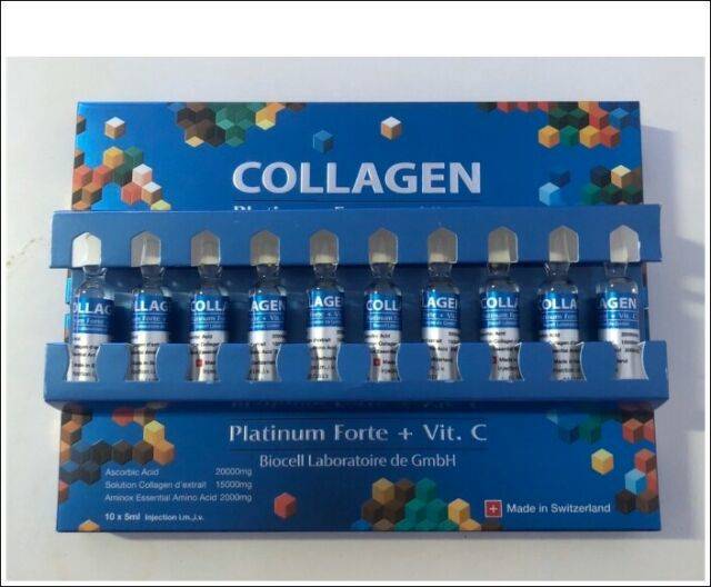 Biocell Collagen Platinum Forte plus Collagen and Vitamin C injection reviews
